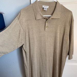 💥 Barneys 100% silk polo shirt